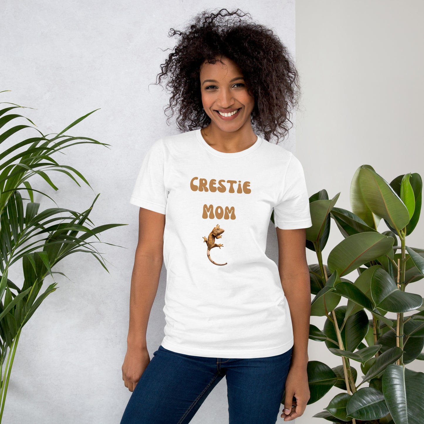 Camiseta unisex, mamá crestie, mamá gecko con cresta, gecko con cresta, camiseta de gecko con cresta, camiseta de mamá crestie, bestie crestie, amante del gecko