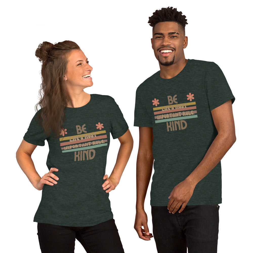 Unisex t-shirt, kindness shirt, gift for her, gift for him, inspirational gift, inspirational shirt, crew neck, short sleeve, soft shirt