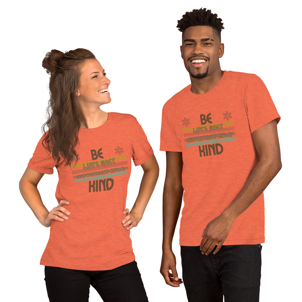 Unisex t-shirt, kindness shirt, gift for her, gift for him, inspirational gift, inspirational shirt, crew neck, short sleeve, soft shirt
