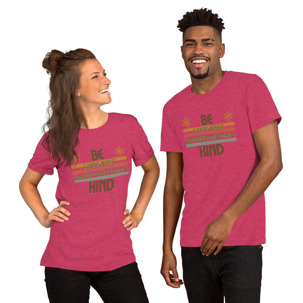Unisex t-shirt, kindness shirt, gift for her, gift for him, inspirational gift, inspirational shirt, crew neck, short sleeve, soft shirt
