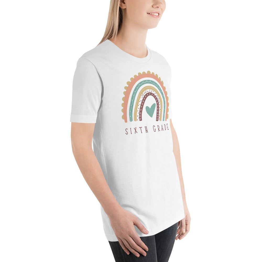 Unisex t-shirt, Sixth Grade Teacher T-Shirt - Uplift Your Spirits and Inspire Your Students!