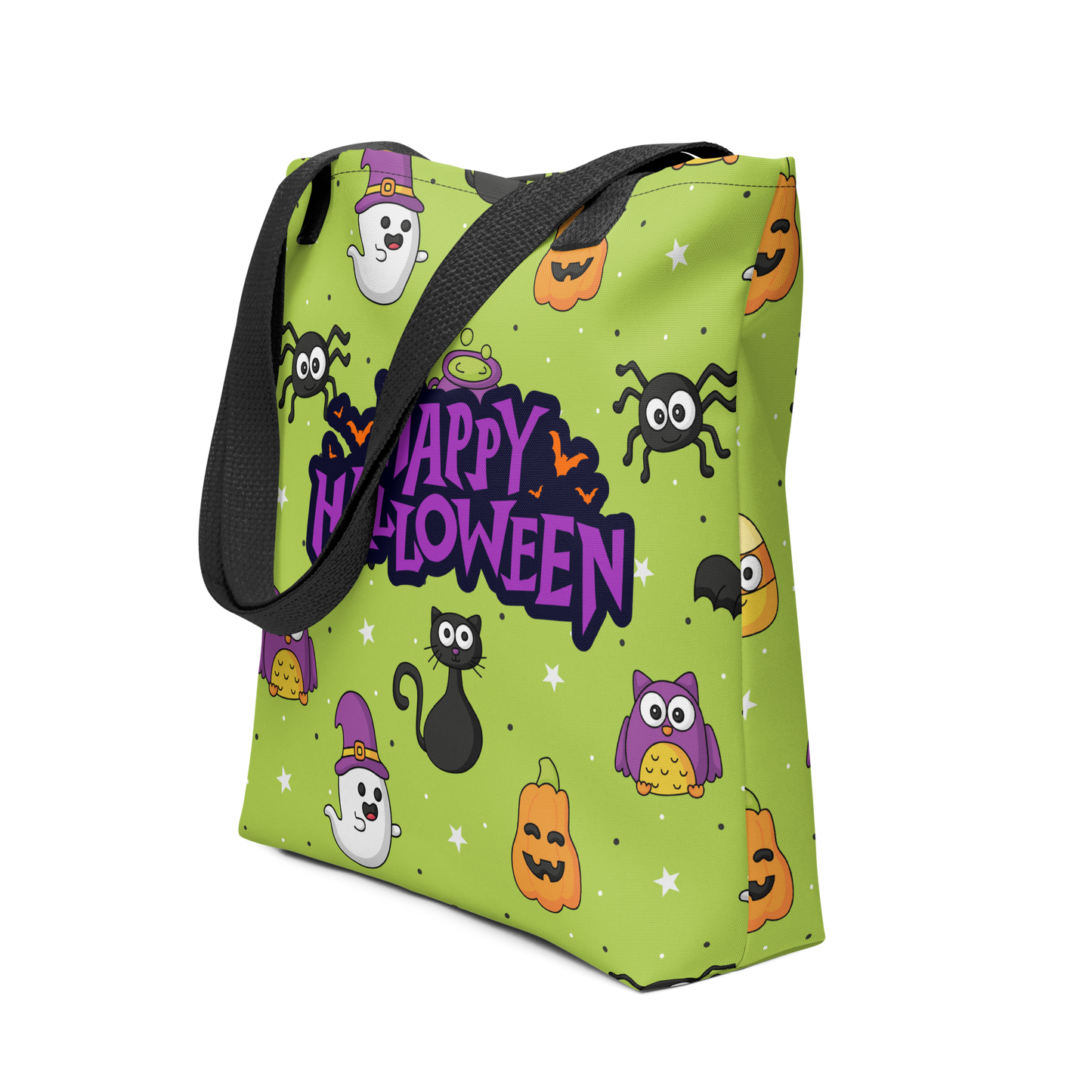 Halloween Tote bag, Trick-or-treat bag, Halloween night, fun tote bag, gift for kids, spooky tote bag, candy bag