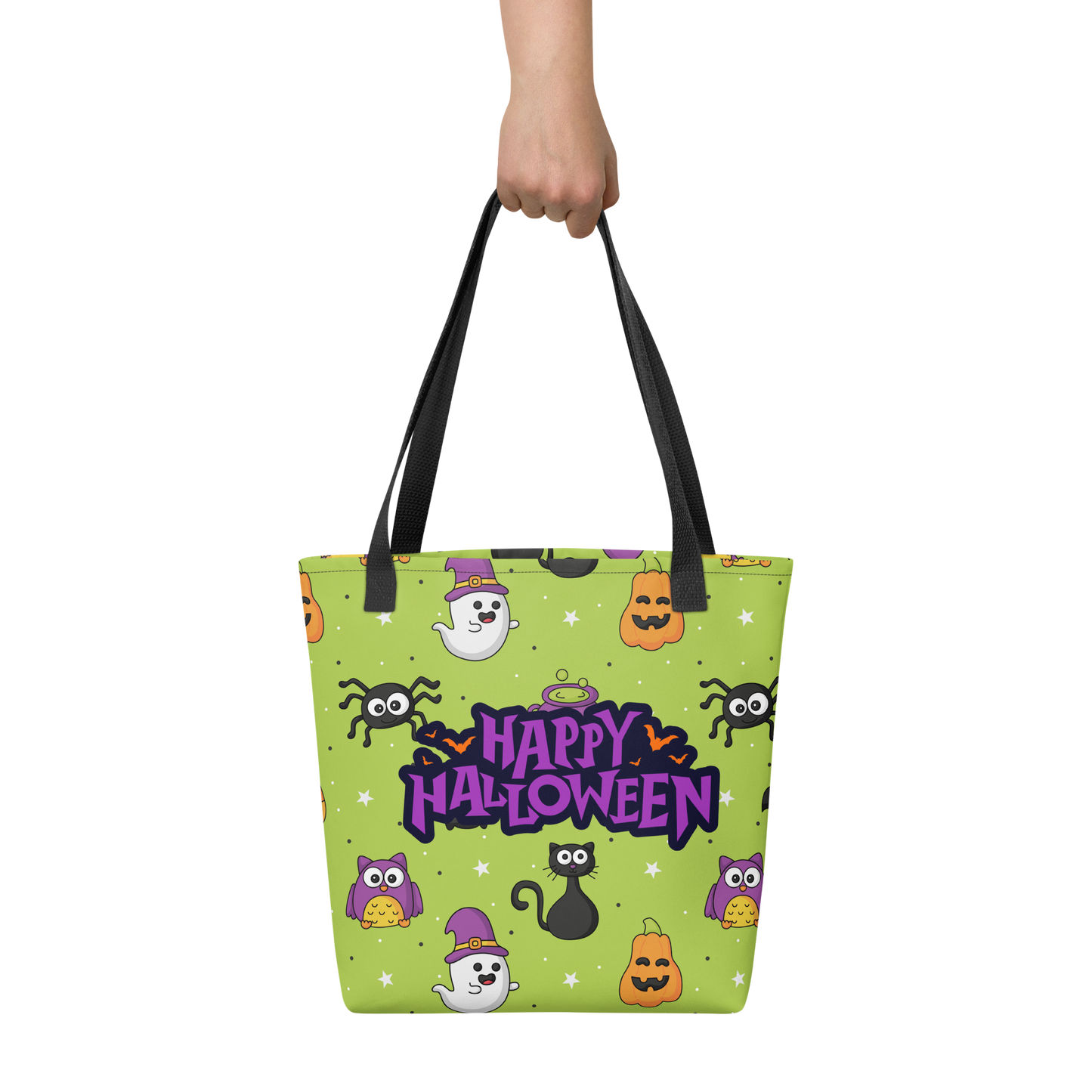 Halloween Tote bag, Trick-or-treat bag, Halloween night, fun tote bag, gift for kids, spooky tote bag, candy bag