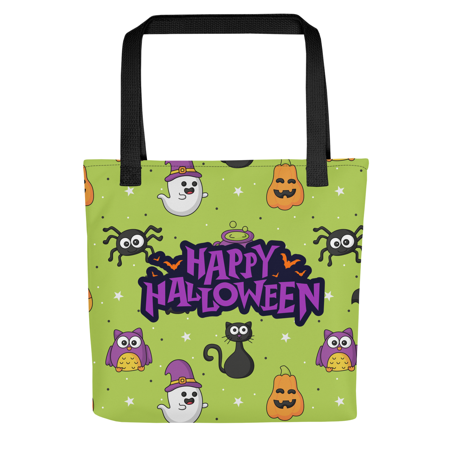 Halloween Tote bag, Trick-or-treat bag, Halloween night, fun tote bag, gift for kids, spooky tote bag, candy bag