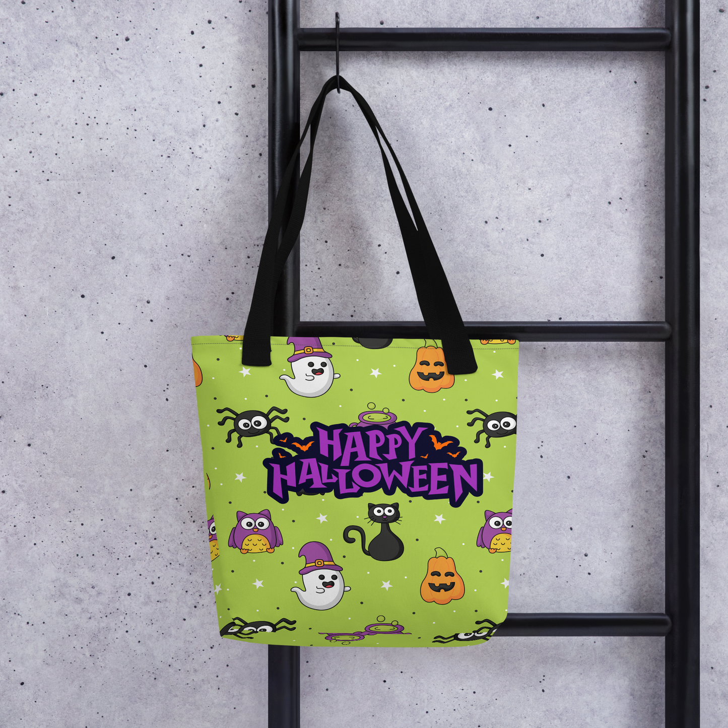 Halloween Tote bag, Trick-or-treat bag, Halloween night, fun tote bag, gift for kids, spooky tote bag, candy bag