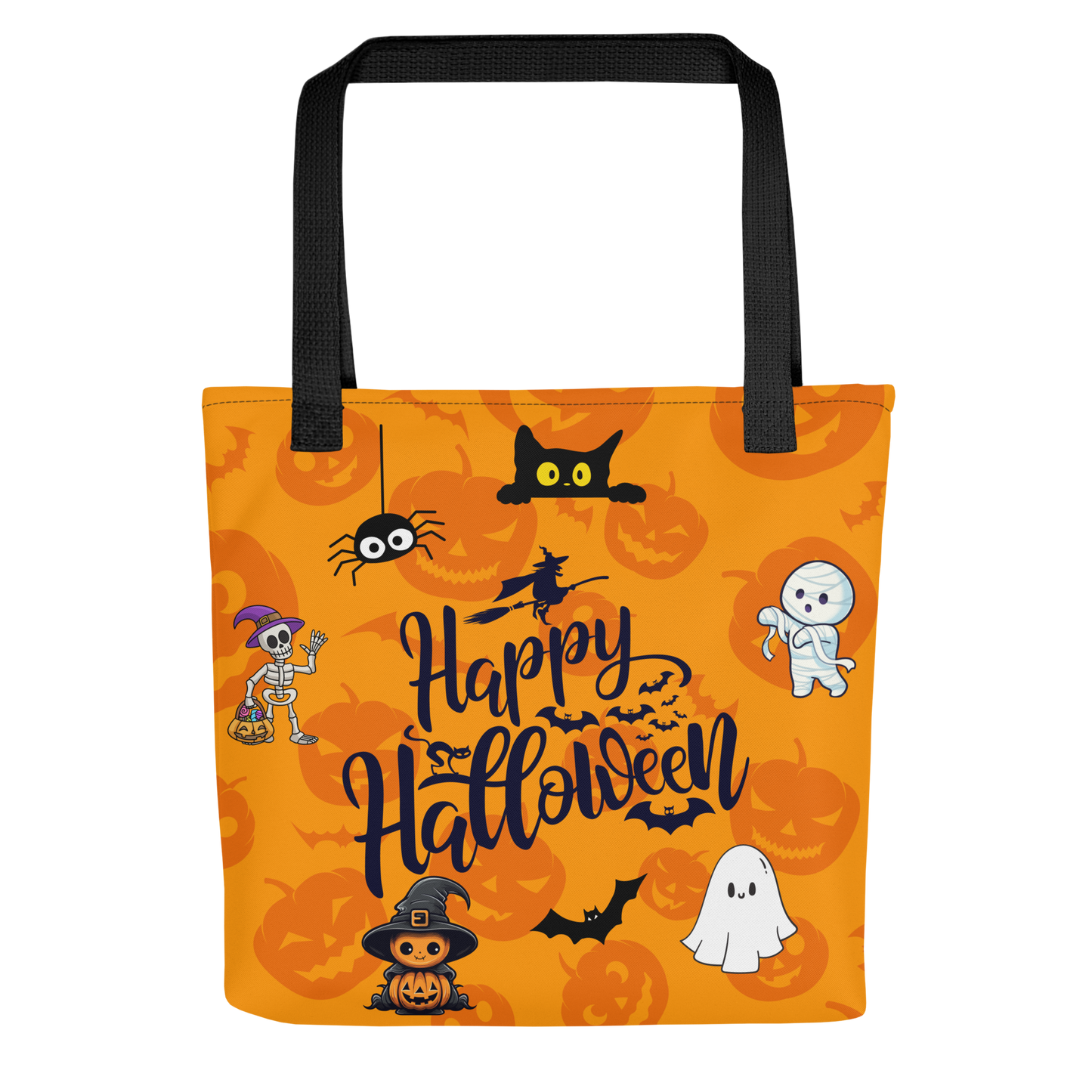 Halloween Tote bag, Trick-or-treat bag, Halloween night, fun tote bag, gift for kids, spooky tote bag, candy bag