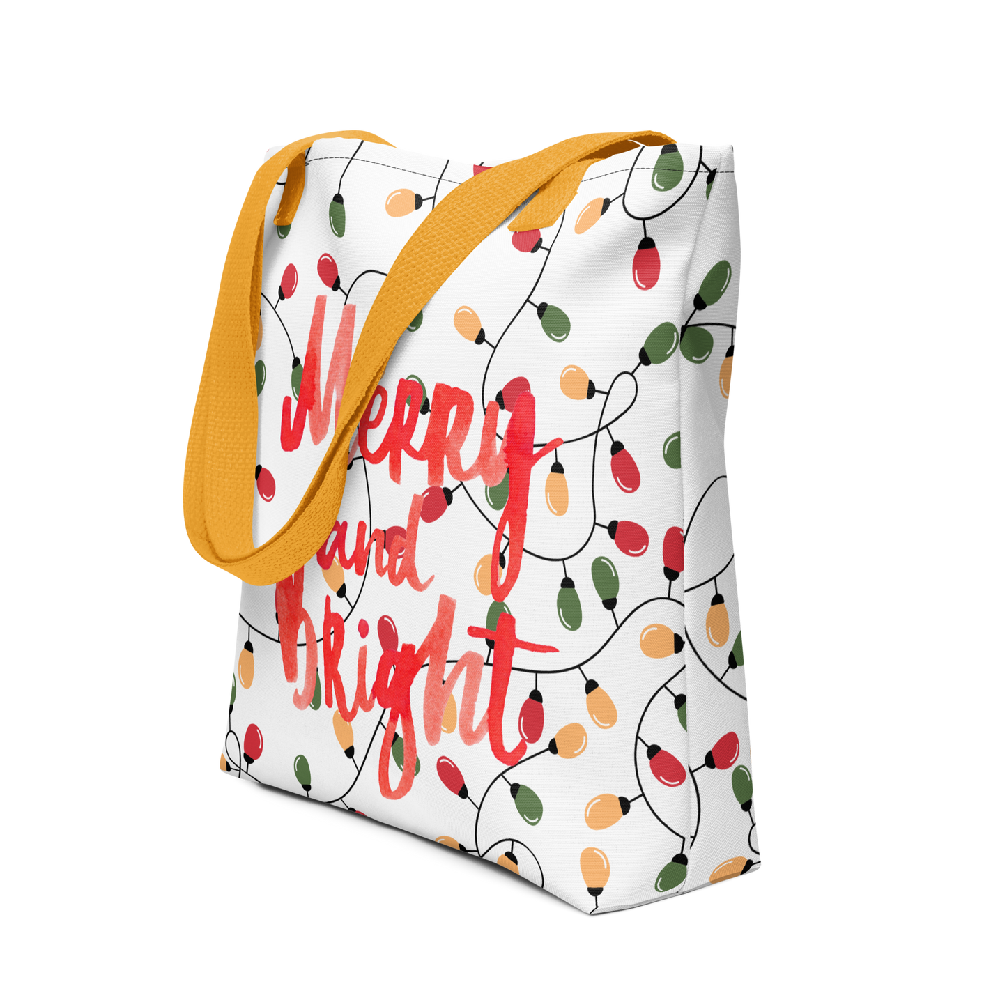 Christmas Tote bag, teacher gift, festive tote bag, gift wrapping, holiday tote, reusable Christmas tote, study tote bag, Christmastime, Christmas gift