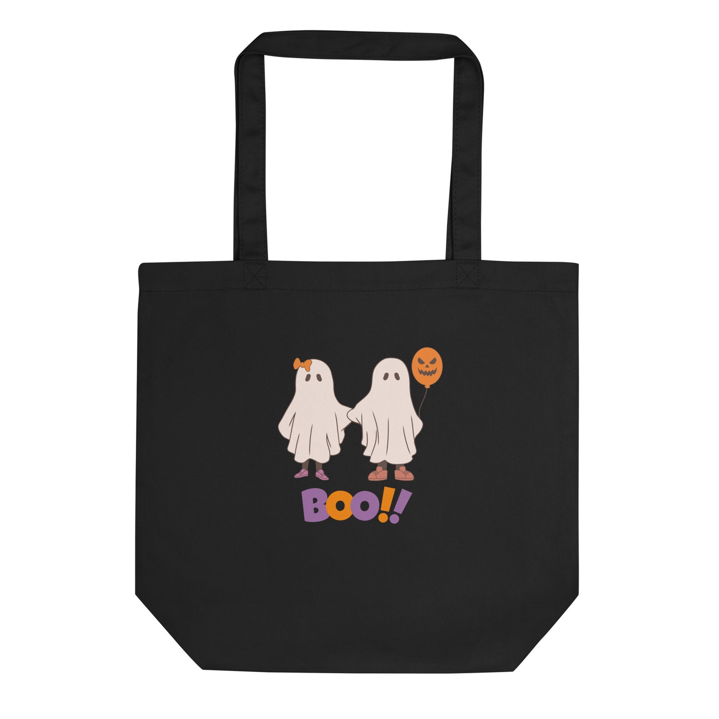 Halloween Eco Tote Bag, Trick-or-treat bag, Halloween night, fun tote bag, gift for kids, spooky tote bag, candy bag