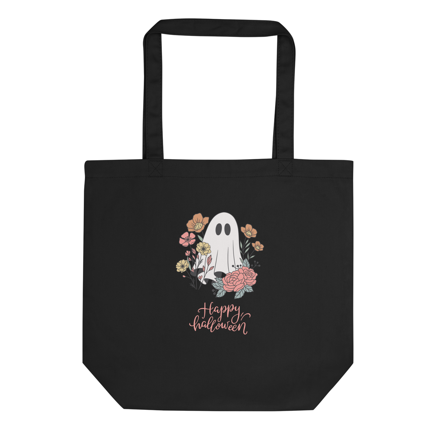 Halloween Eco Tote Bag, Trick-or-treat bag, Halloween night, fun tote bag, gift for kids, spooky tote bag, candy bag