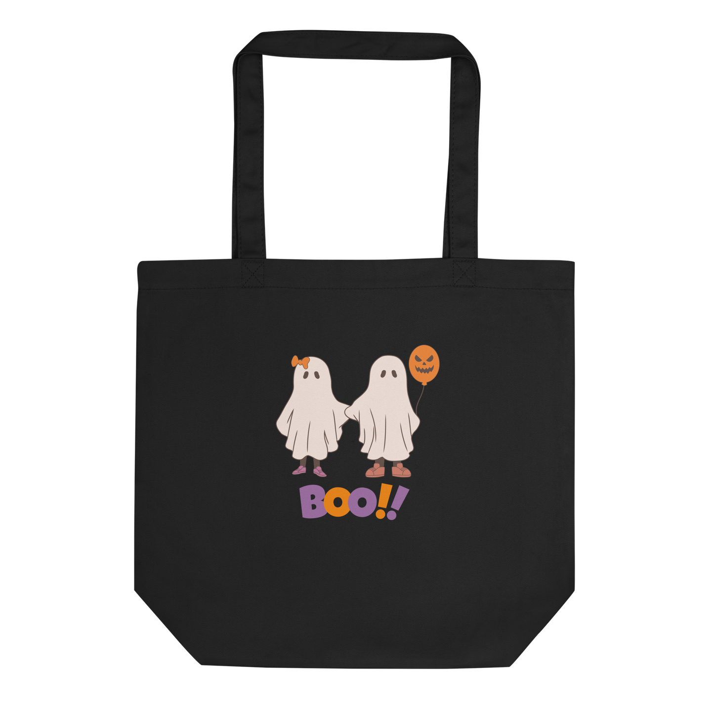 Halloween Eco Tote Bag, Trick-or-treat bag, Halloween night, fun tote bag, gift for kids, spooky tote bag, candy bag