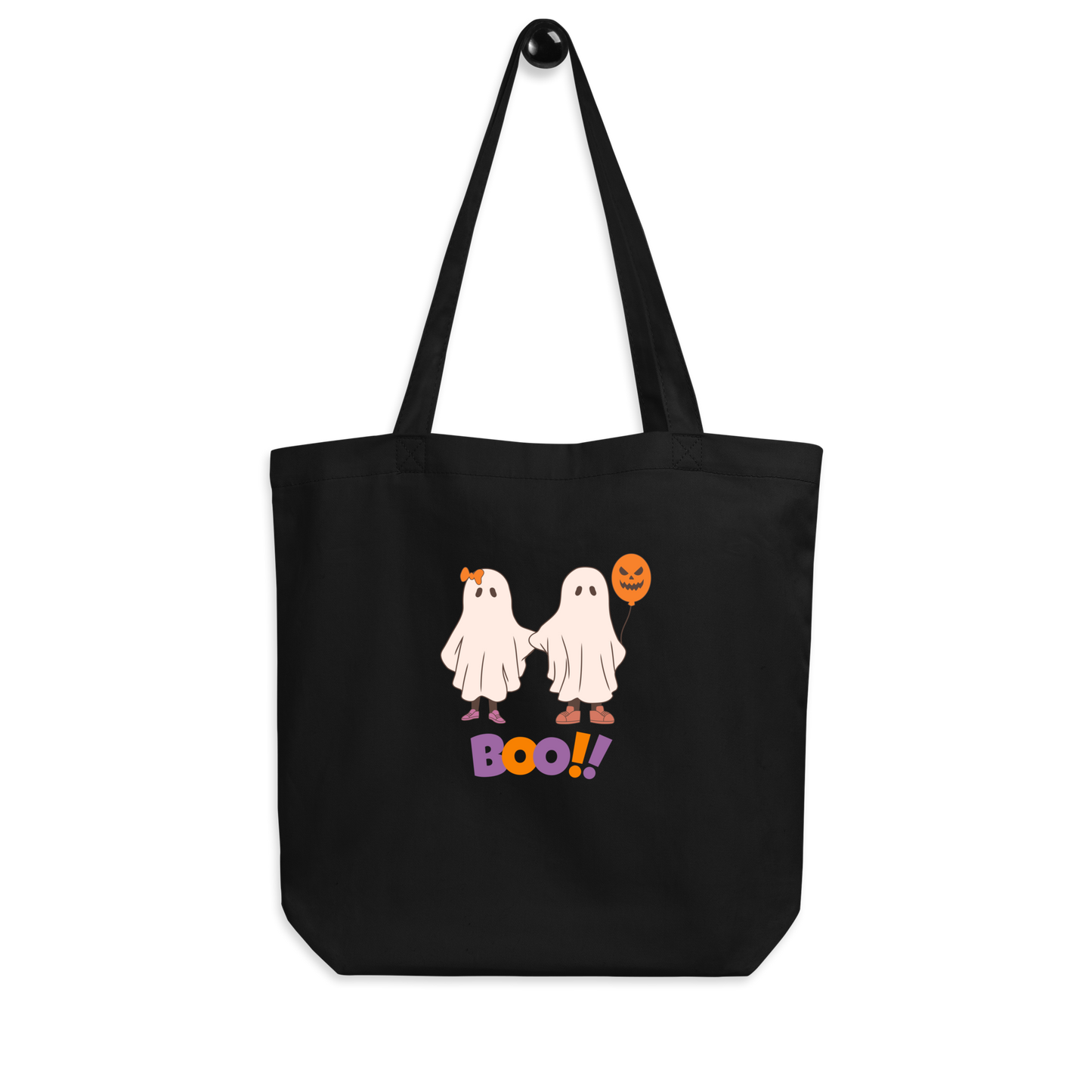 Halloween Eco Tote Bag, Trick-or-treat bag, Halloween night, fun tote bag, gift for kids, spooky tote bag, candy bag