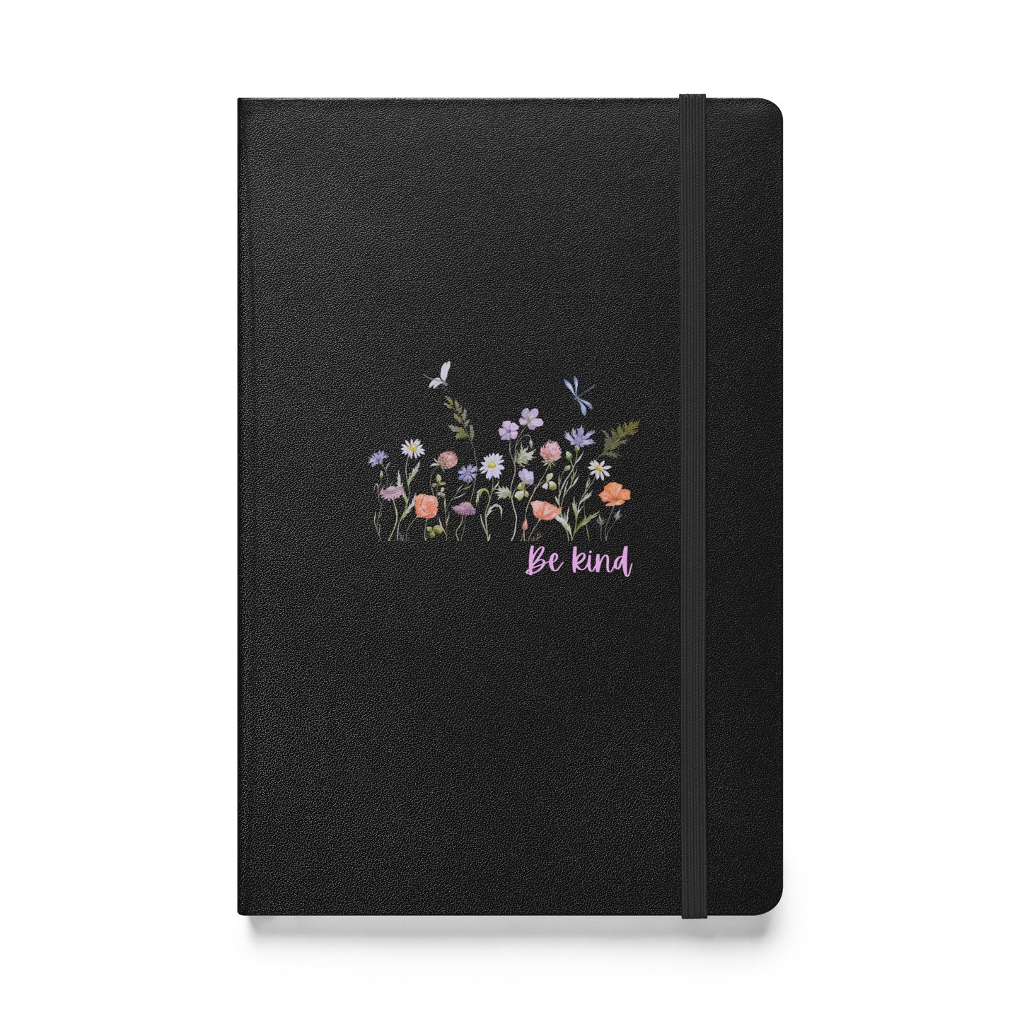 Be Kind Hardcover bound notebook with wildflowers, be kind journal, wildflower journal, memories, thoughts, reflections, diary