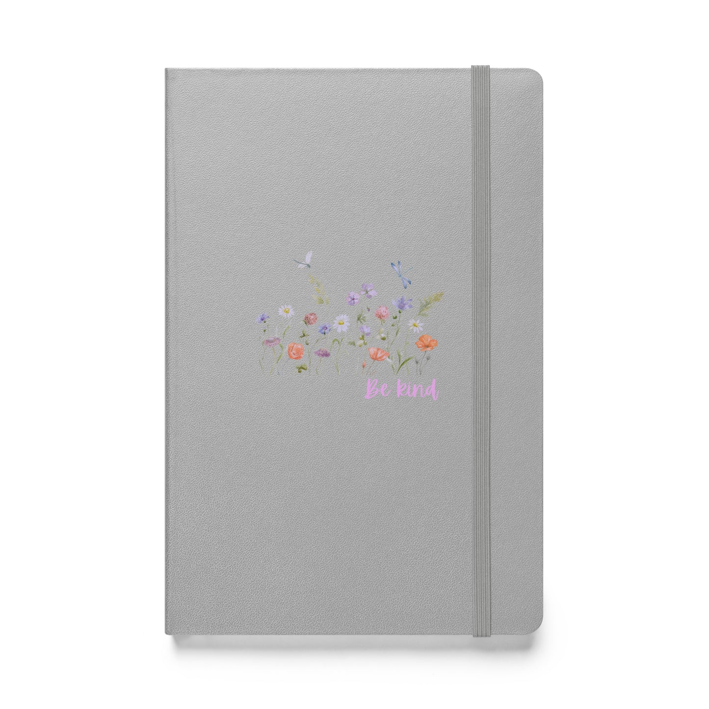 Be Kind Hardcover bound notebook with wildflowers, be kind journal, wildflower journal, memories, thoughts, reflections, diary