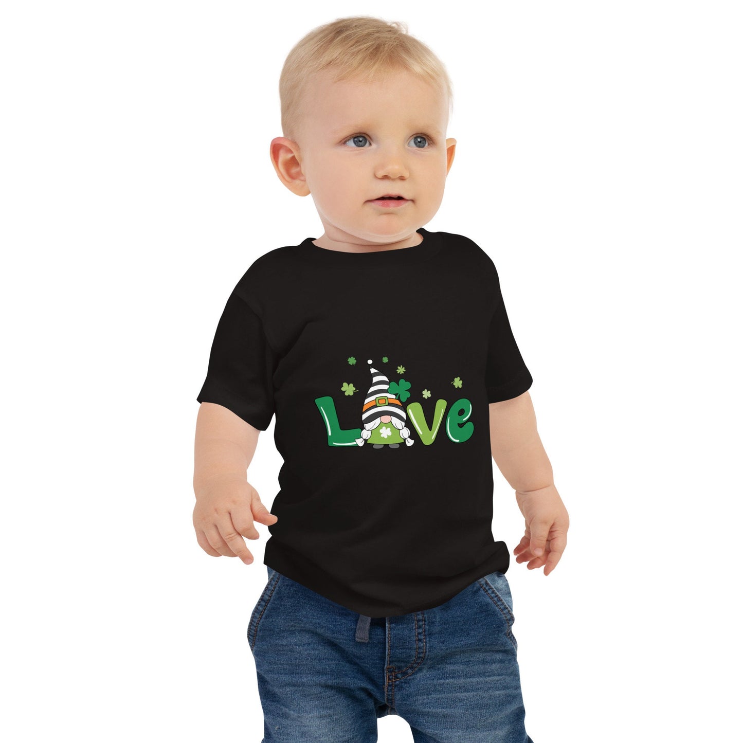 Baby Jersey Short Sleeve Tee, matching family St. Patrick’s Day t-shirt, St. Patrick’s Day attire, green shirt, lucky t-shirt, Irish t-shirt