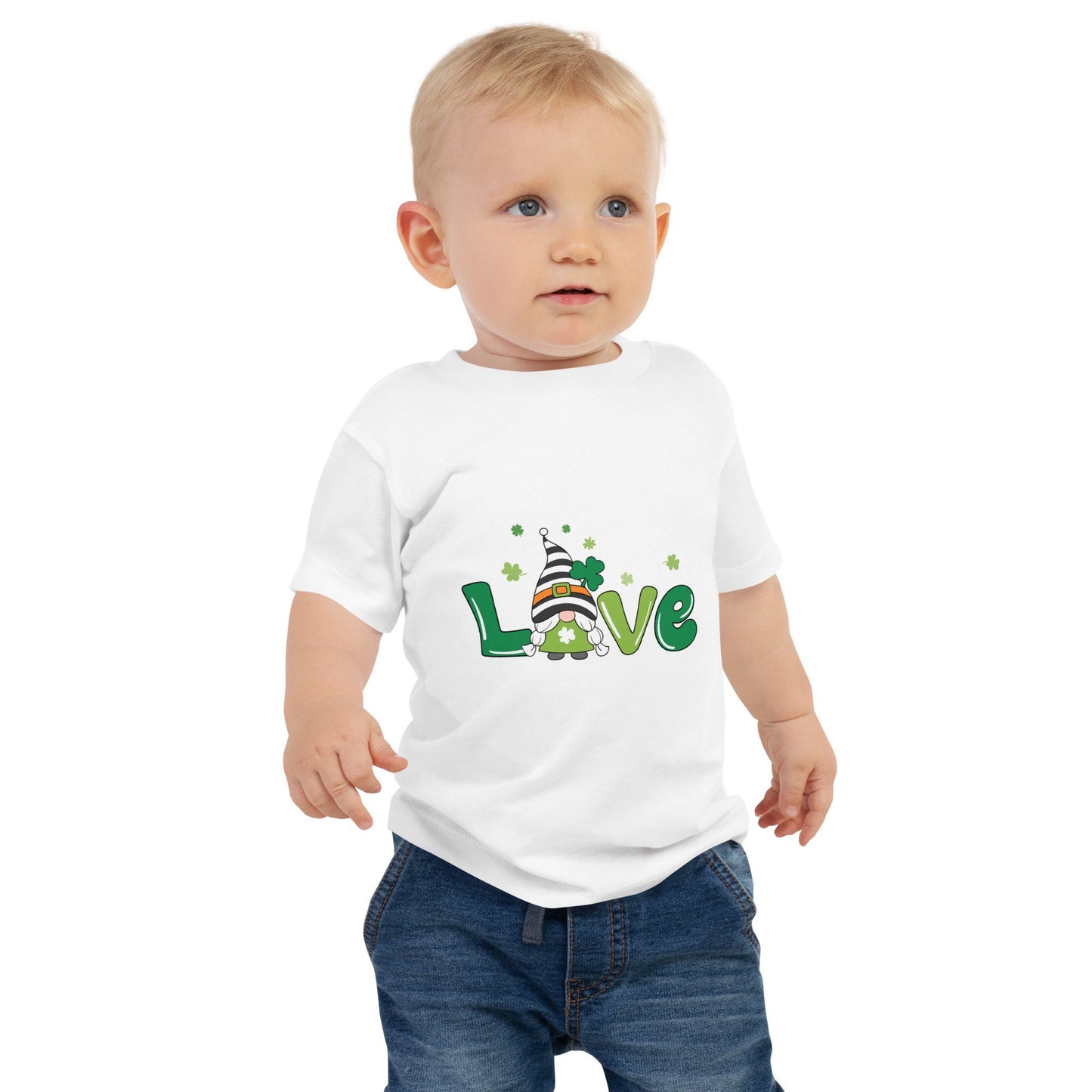 Baby Jersey Short Sleeve Tee, matching family St. Patrick’s Day t-shirt, St. Patrick’s Day attire, green shirt, lucky t-shirt, Irish t-shirt