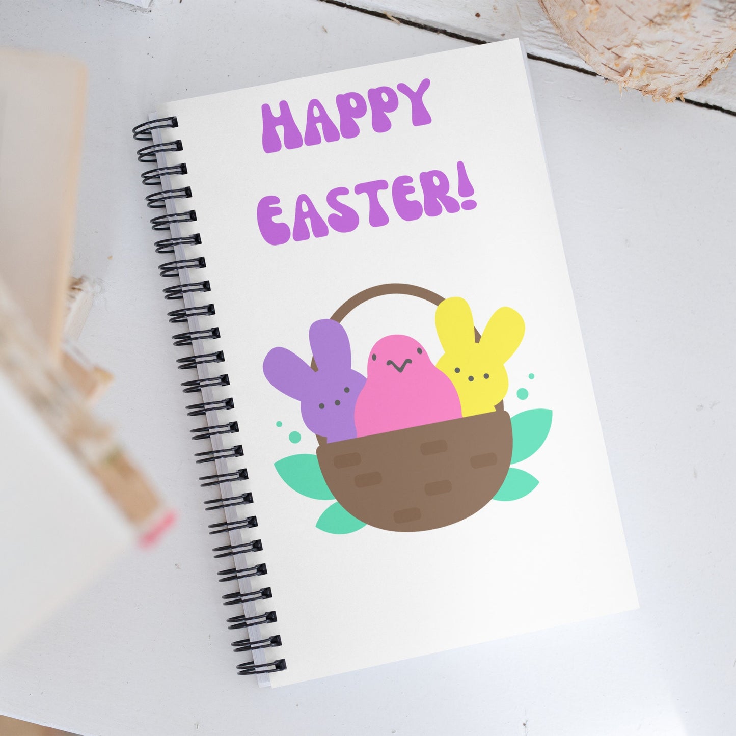 Spiral notebook, Easter notebook, Easter gift, kids notebook, Easter journal, Adult Easter gift, kids notebook, cute notebook, Christian