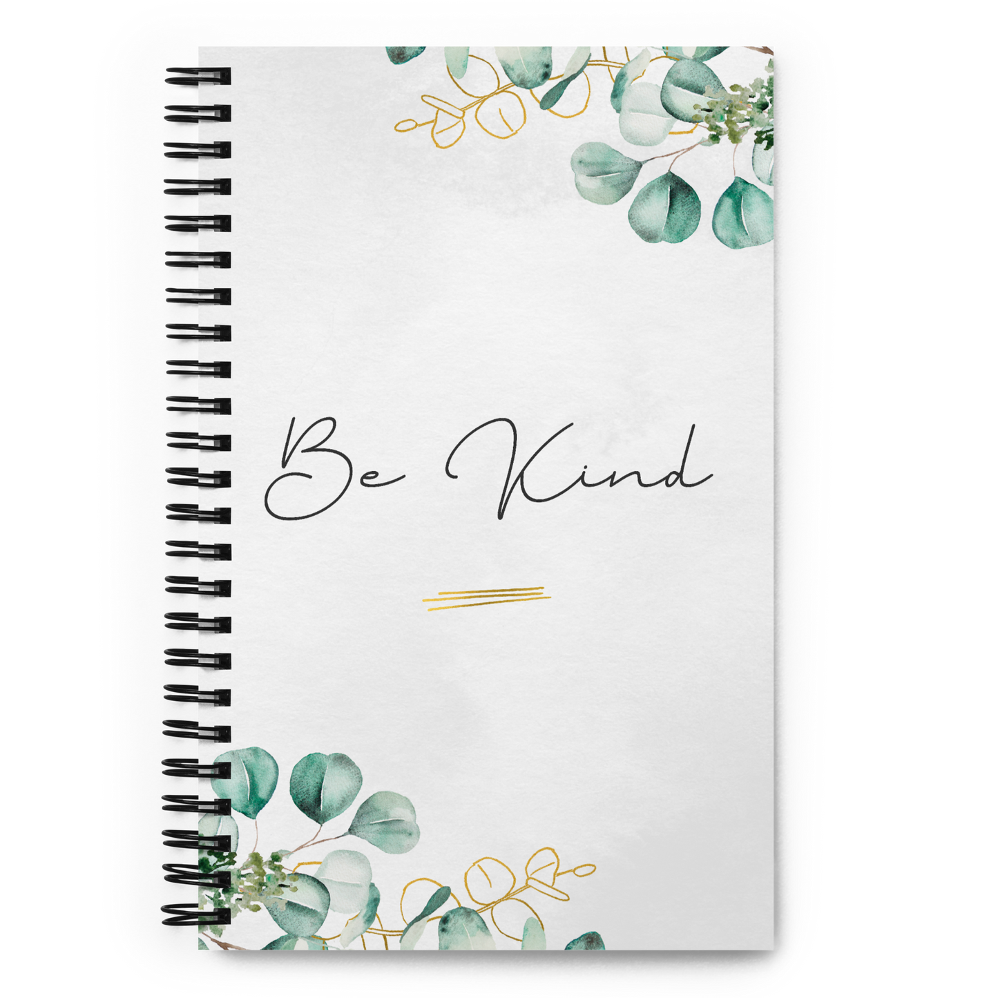 "Be Kind" Spiral Notebook with Dotted Pages - Your Companion for Self-Care and Kindness