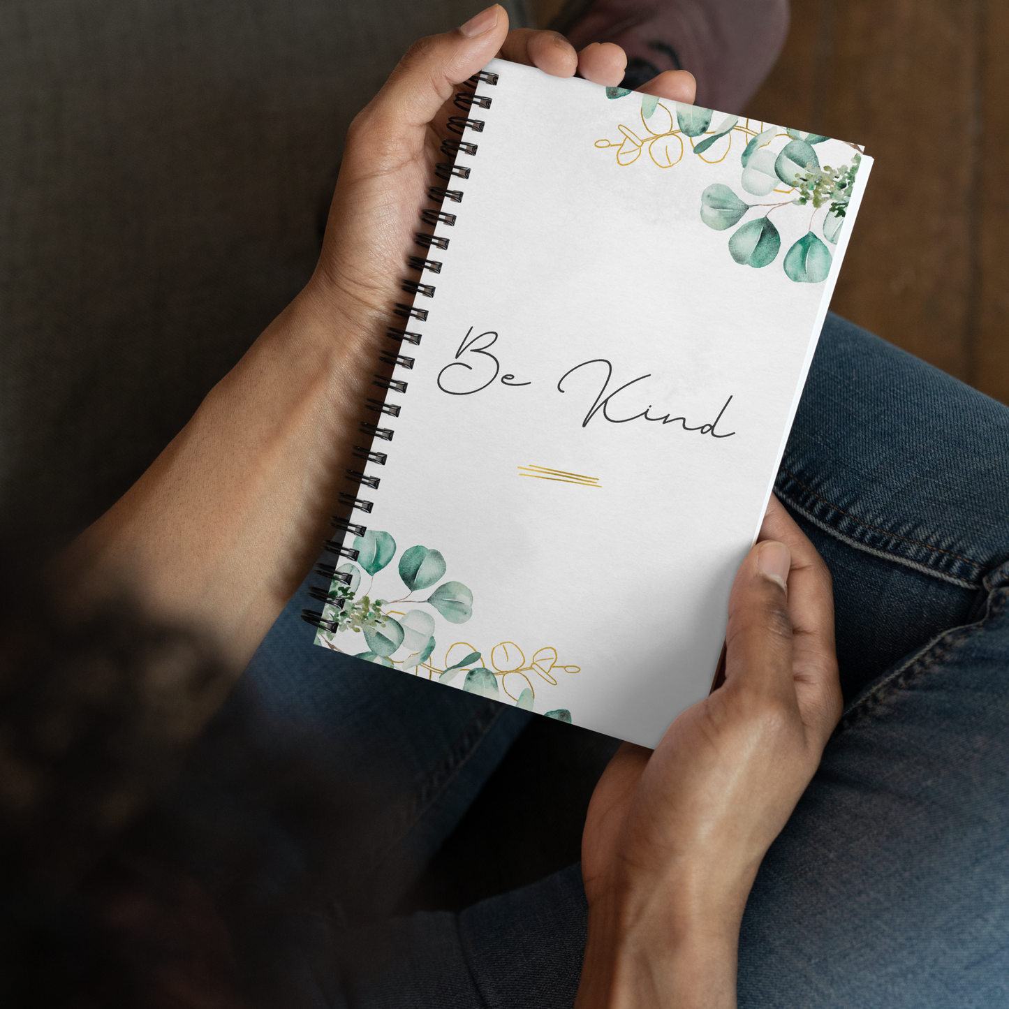 "Be Kind" Spiral Notebook with Dotted Pages - Your Companion for Self-Care and Kindness