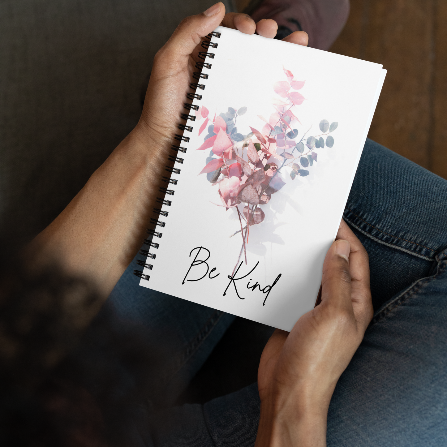 "Be Kind" Spiral Notebook with Dotted Pages - Your Companion for Self-Care and Kindness