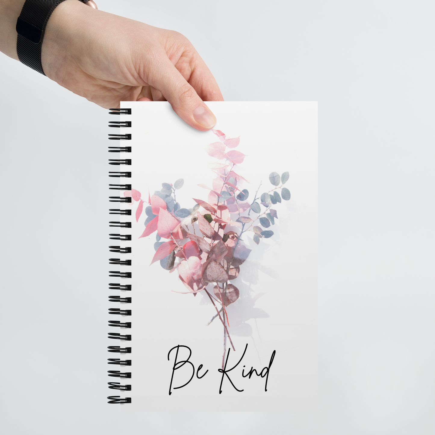 "Be Kind" Spiral Notebook with Dotted Pages - Your Companion for Self-Care and Kindness