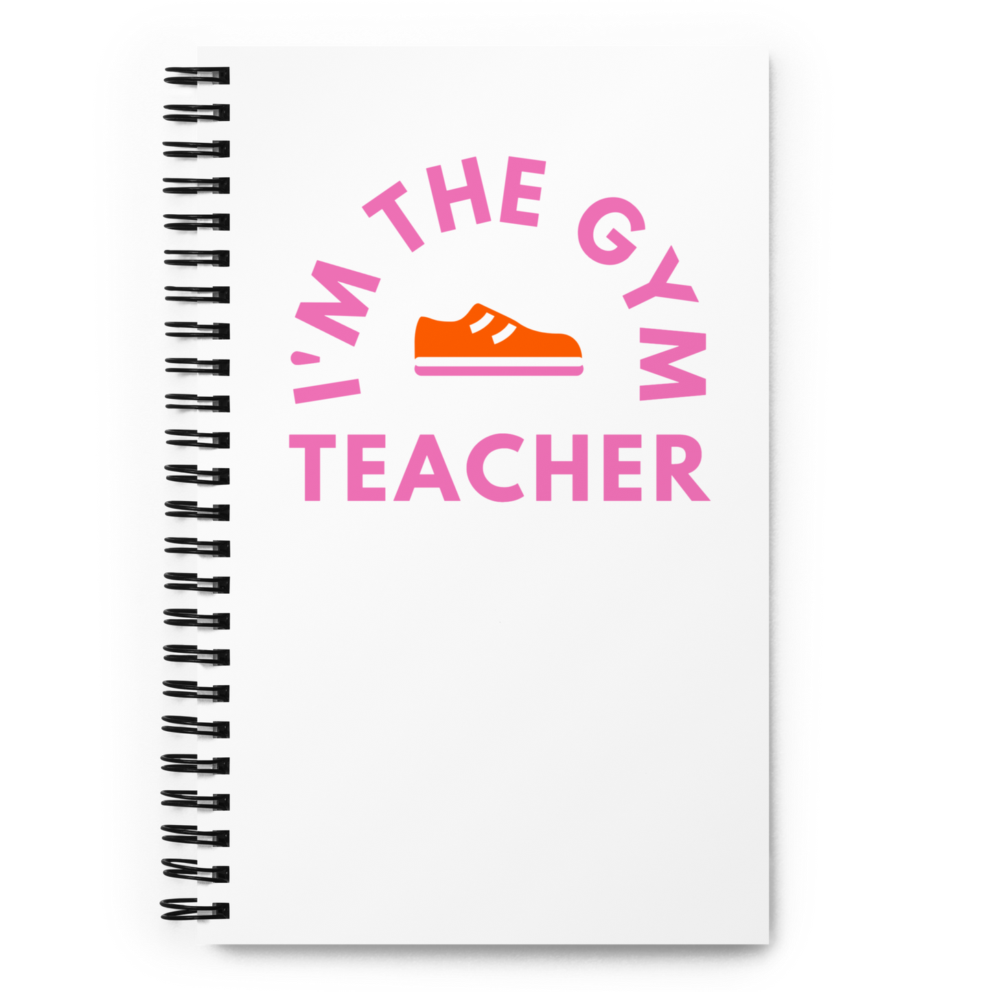 Gym/Physical Education Teacher Notebook with Dotted Pages and Spiral Binding