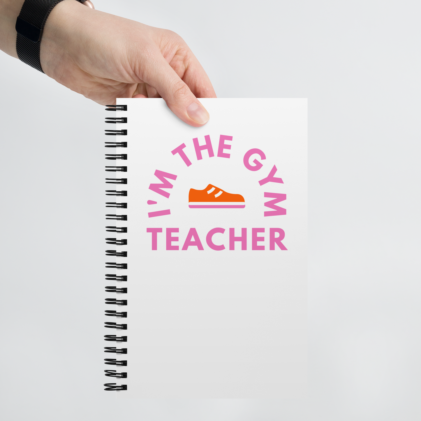 Gym/Physical Education Teacher Notebook with Dotted Pages and Spiral Binding