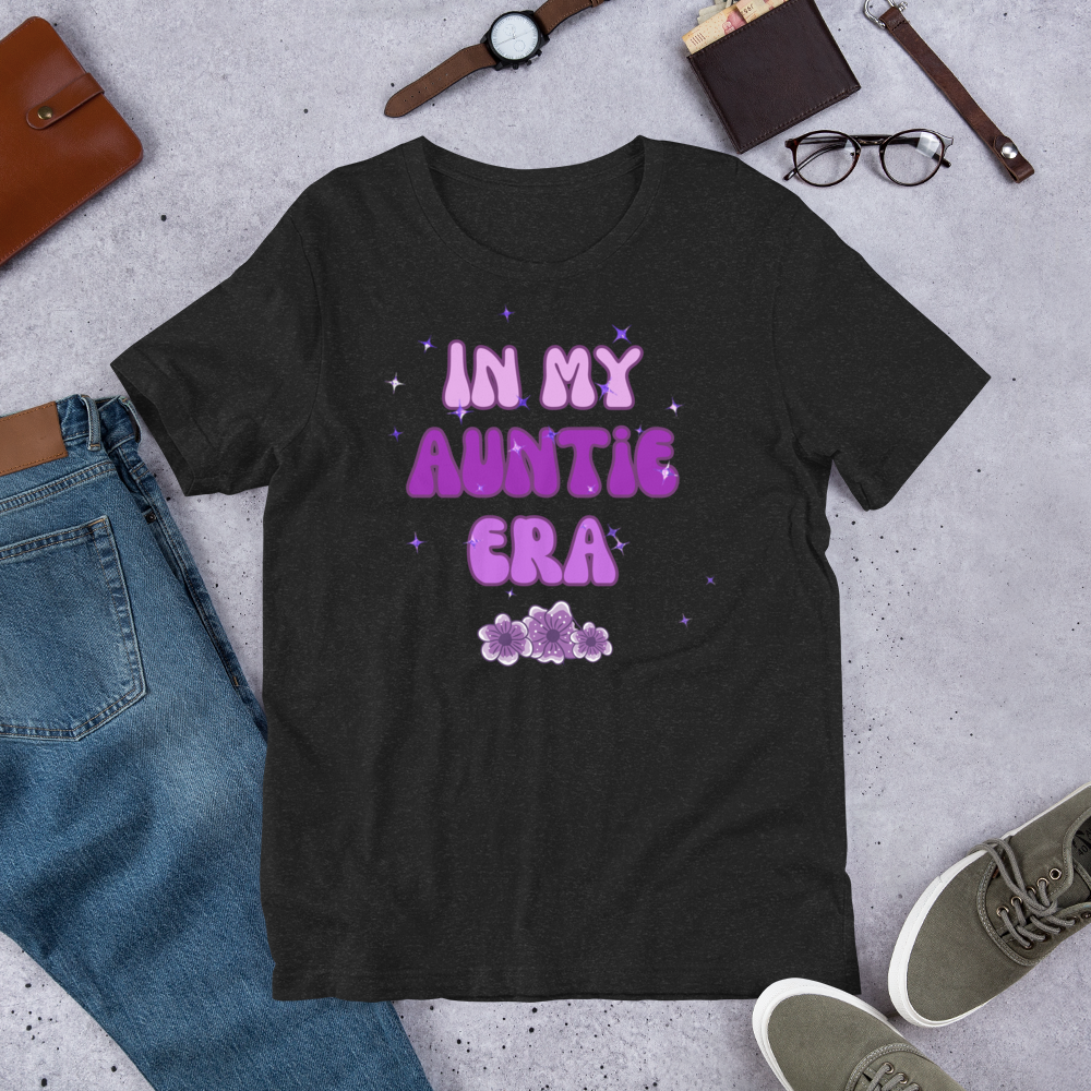 In My Auntie Era Unisex t-shirt, gift for her, birthday gift, auntie gift, aunt gift, gift for aunt, cute shirt for aunt