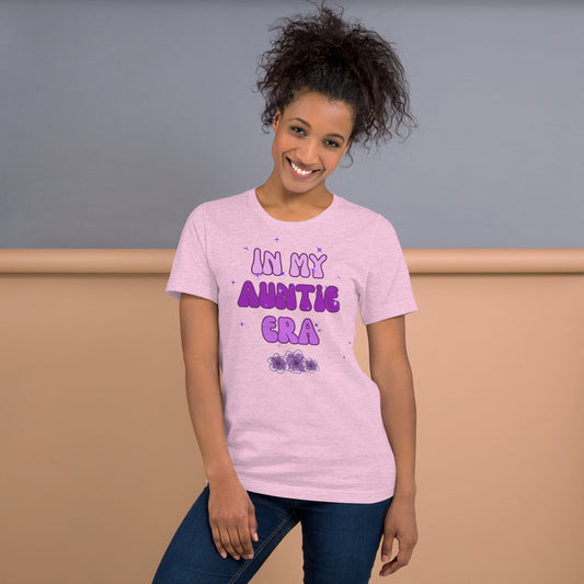 In My Auntie Era Unisex t-shirt, gift for her, birthday gift, auntie gift, aunt gift, gift for aunt, cute shirt for aunt