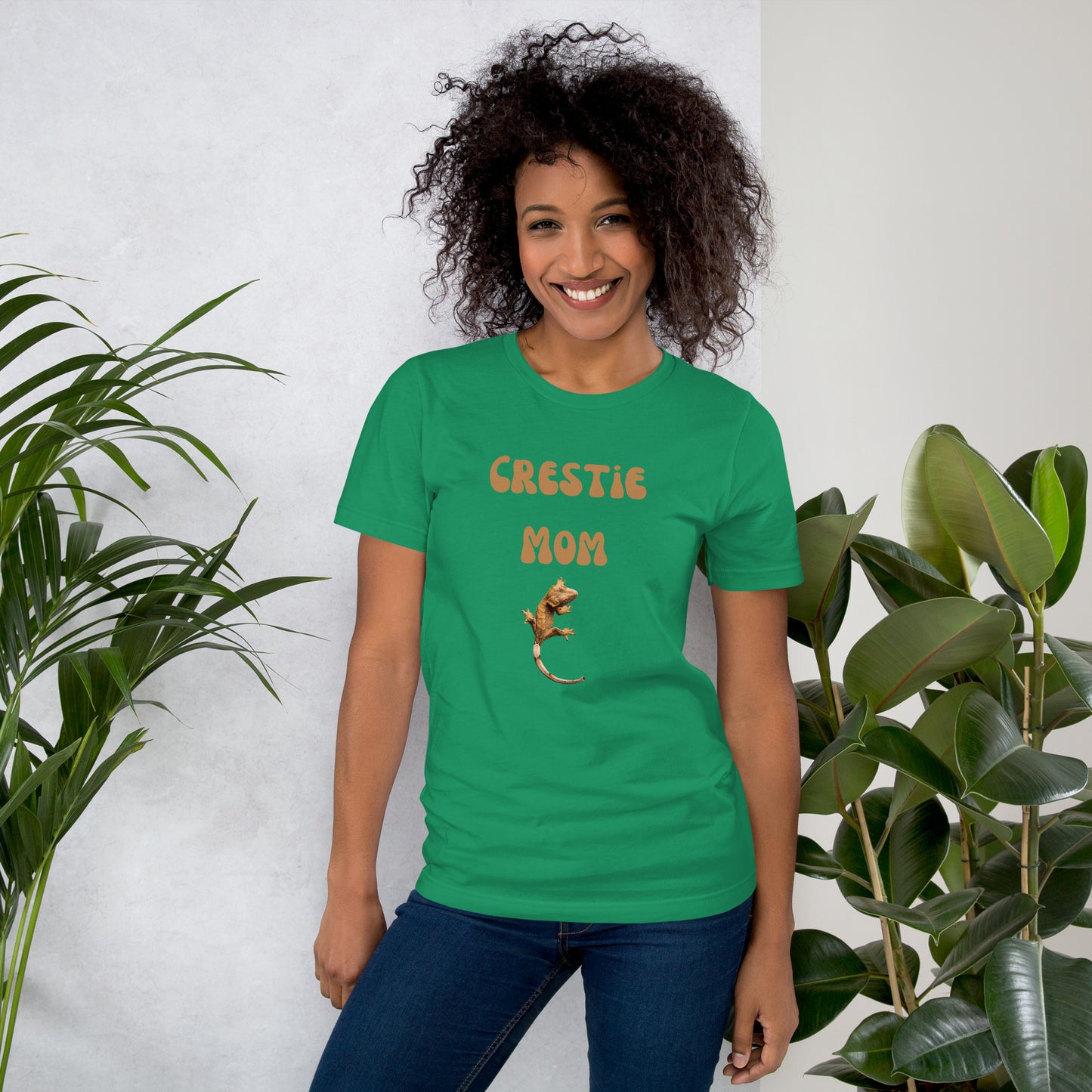 T-shirt unisexe, maman crestie, maman gecko à crête, gecko à crête, t-shirt gecko à crête, t-shirt maman crestie, bestie crestie, amoureux de gecko