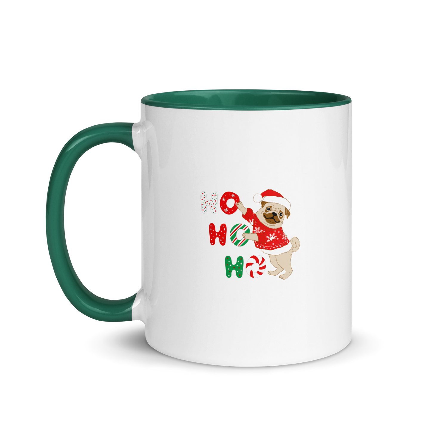 Christmas Mug with Color Inside, teacher gift, Christmas coffee mug, Christmas hot chocolate mug, Christmas soup mug, coffee, hot chocolate, festive season, festive mug, holiday mug