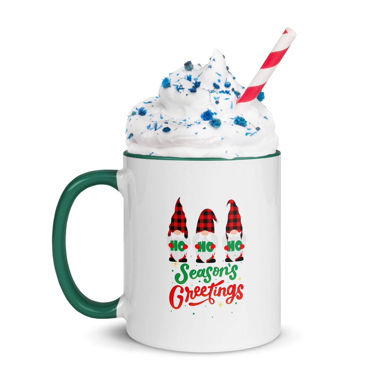 Christmas Mug with Color Inside, teacher gift, Christmas coffee mug, Christmas hot chocolate mug, Christmas soup mug, coffee, hot chocolate, festive season, festive mug, holiday mug