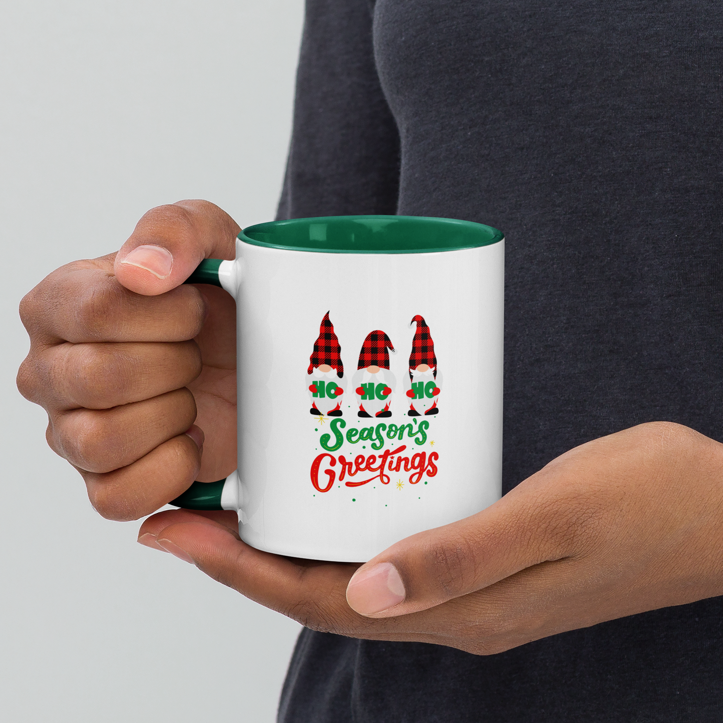 Christmas Mug with Color Inside, teacher gift, Christmas coffee mug, Christmas hot chocolate mug, Christmas soup mug, coffee, hot chocolate, festive season, festive mug, holiday mug