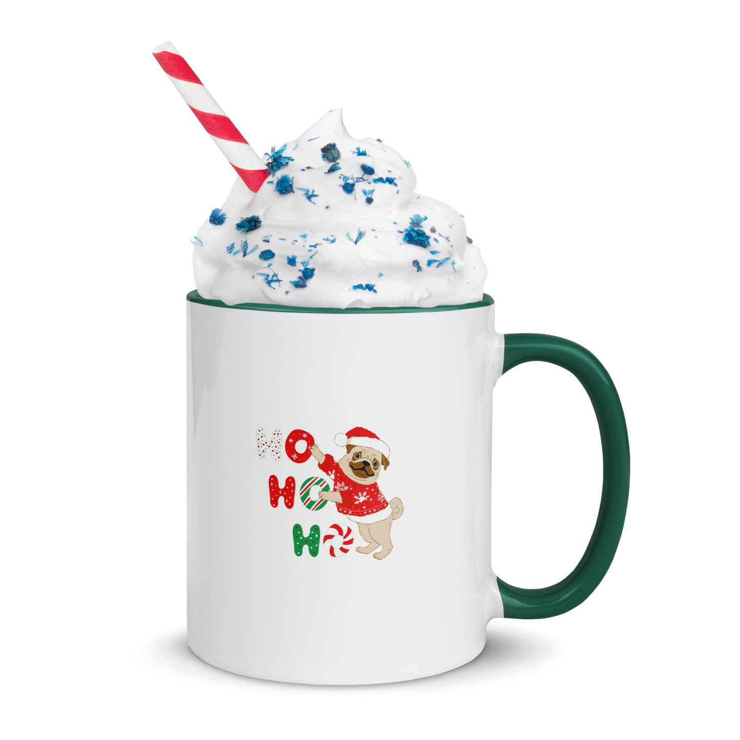 Christmas Mug with Color Inside, teacher gift, Christmas coffee mug, Christmas hot chocolate mug, Christmas soup mug, coffee, hot chocolate, festive season, festive mug, holiday mug