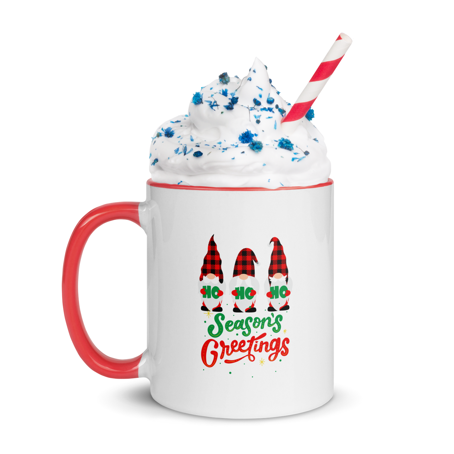 Christmas Mug with Color Inside, teacher gift, Christmas coffee mug, Christmas hot chocolate mug, Christmas soup mug, coffee, hot chocolate, festive season, festive mug, holiday mug