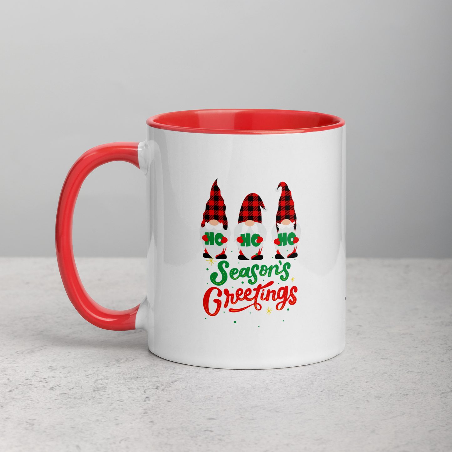 Christmas Mug with Color Inside, teacher gift, Christmas coffee mug, Christmas hot chocolate mug, Christmas soup mug, coffee, hot chocolate, festive season, festive mug, holiday mug