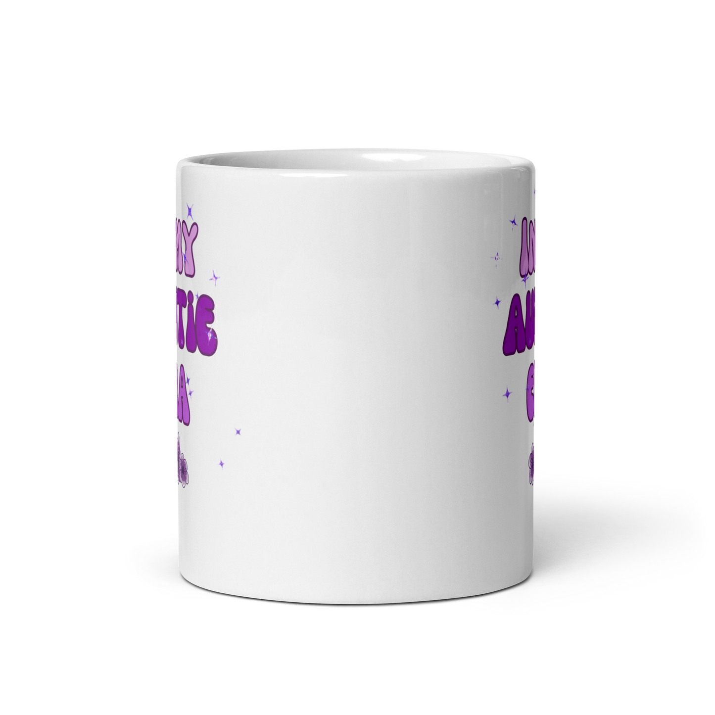 In My Auntie Era white glossy mug, gift for her, birthday gift, auntie gift, aunt gift, gift for aunt, cute mug for aunt