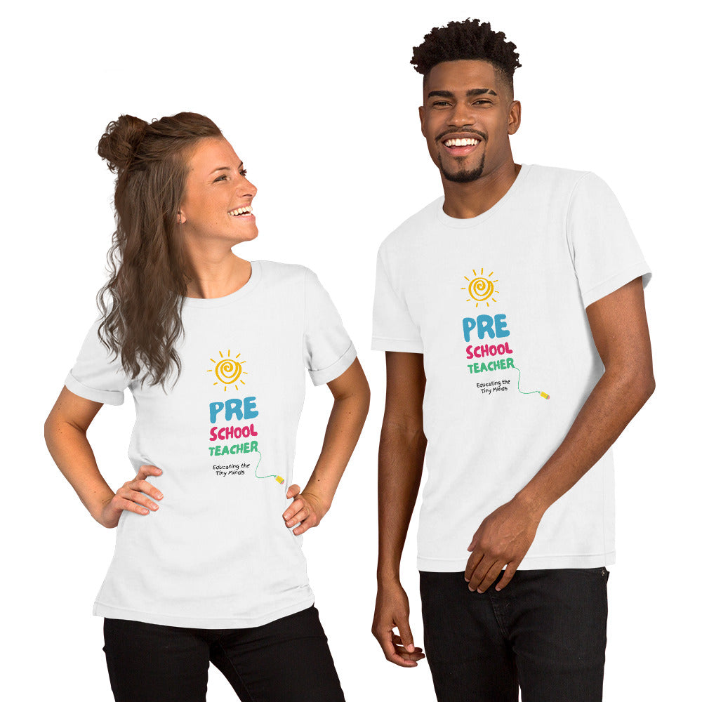 T-shirt unisexe, T-shirt pour enseignant préscolaire - Élevez votre moral et inspirez vos élèves !